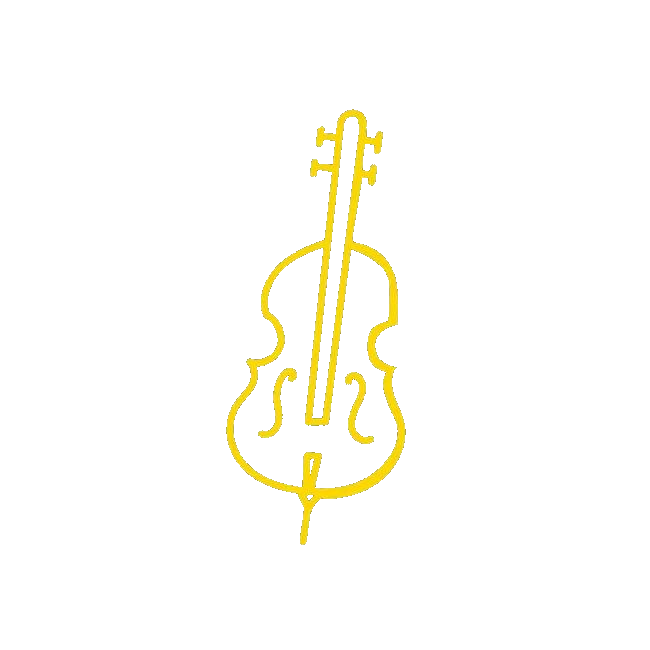 Gold cello emblem